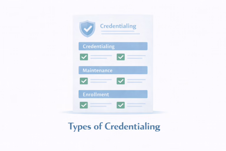 types of credentialing
