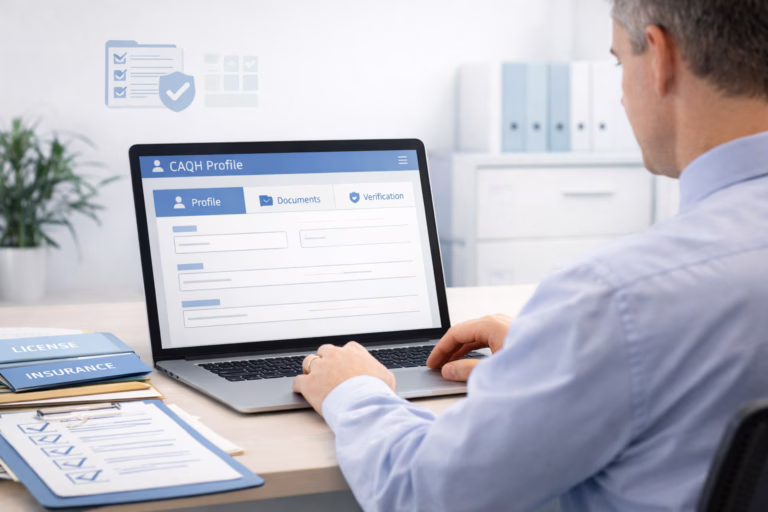 CAQH profile registration