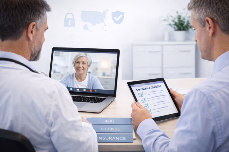 telehealth credentialing requirements