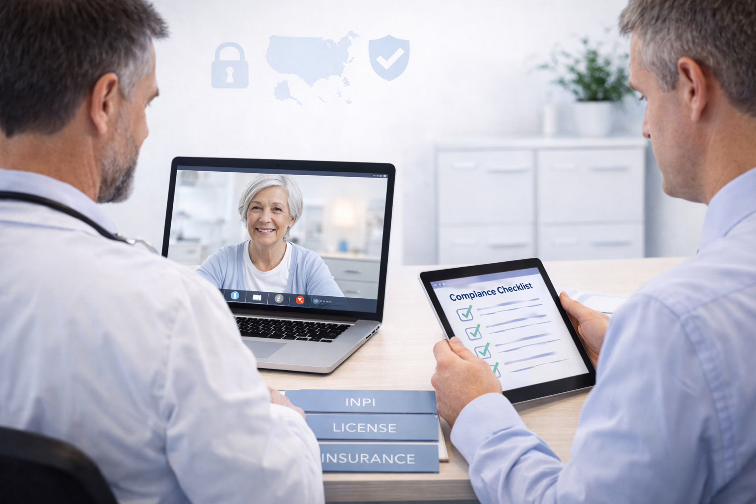 telehealth credentialing requirements