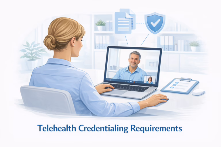 telehealth credentialing requirements