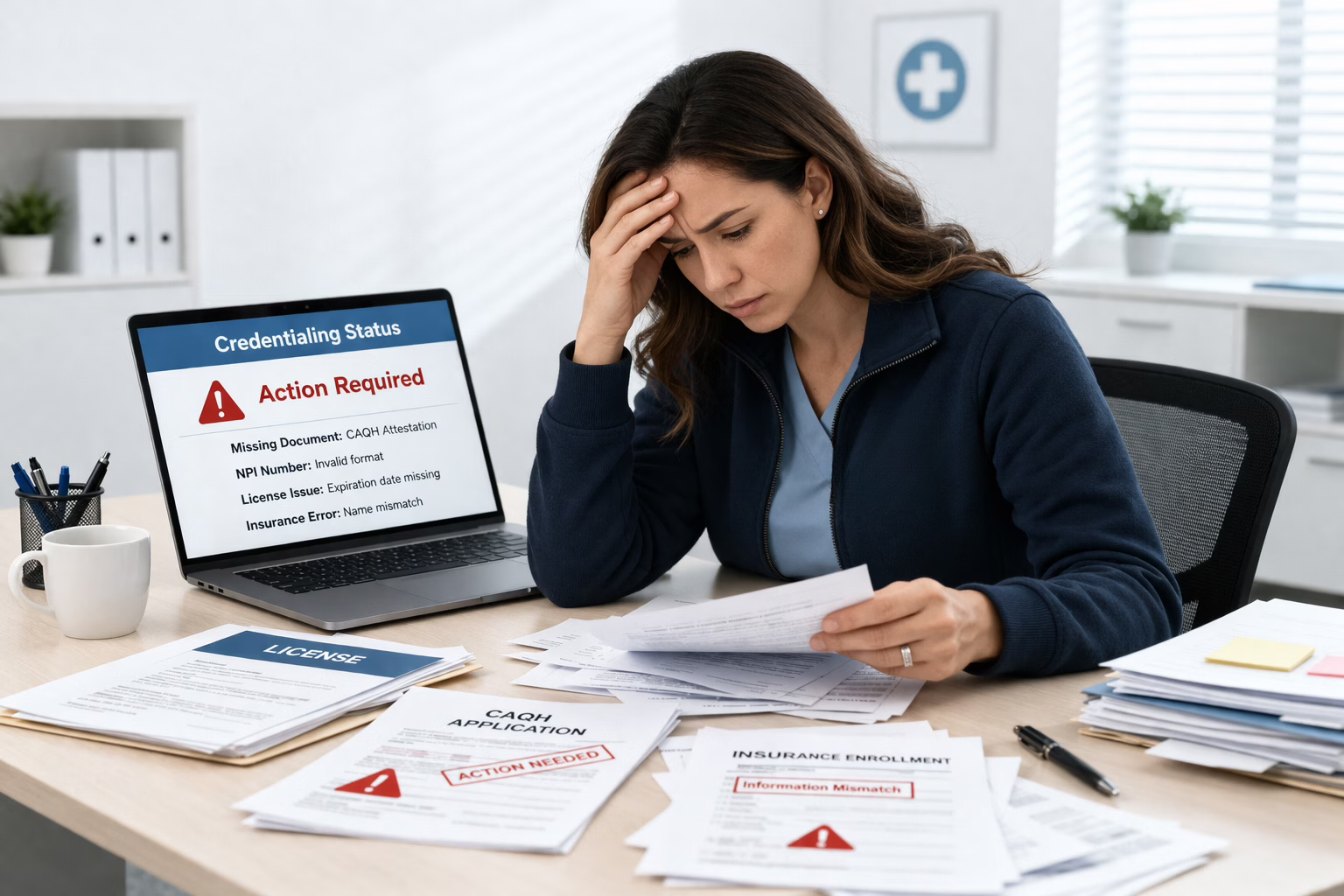 credentialing errors in healthcare
