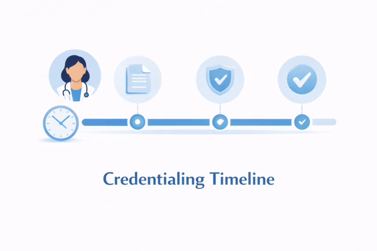 credentialing timeline in healthcare
