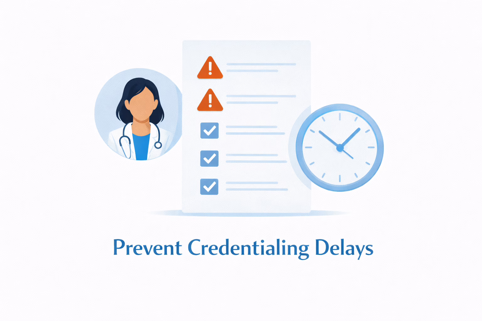 prevent credentialing delays