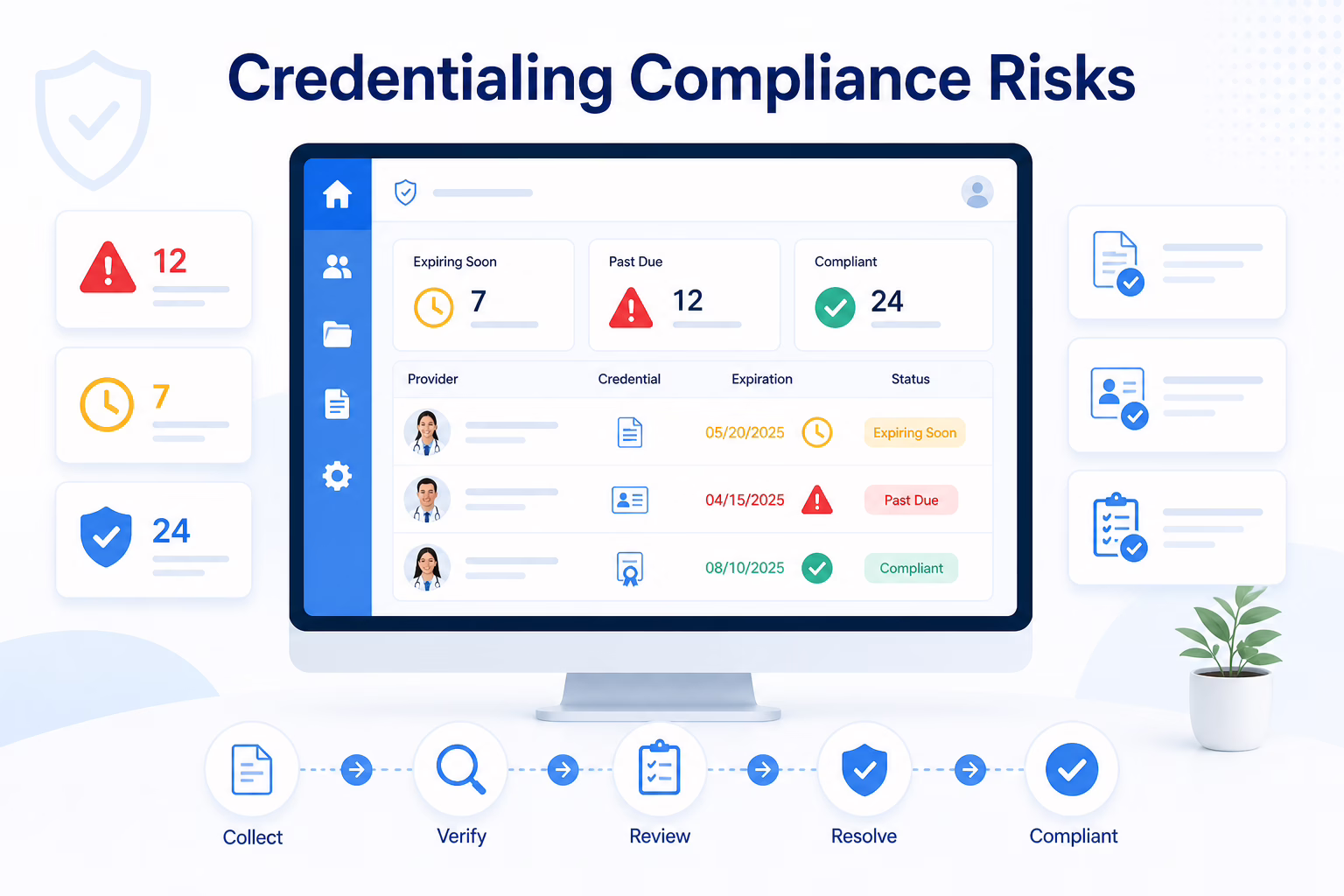 credentialing compliance risks
