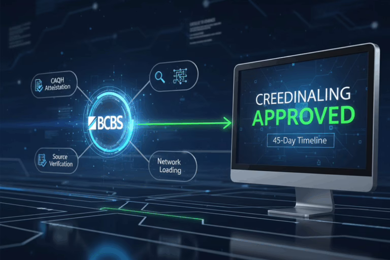 BCBS Credentialing Process