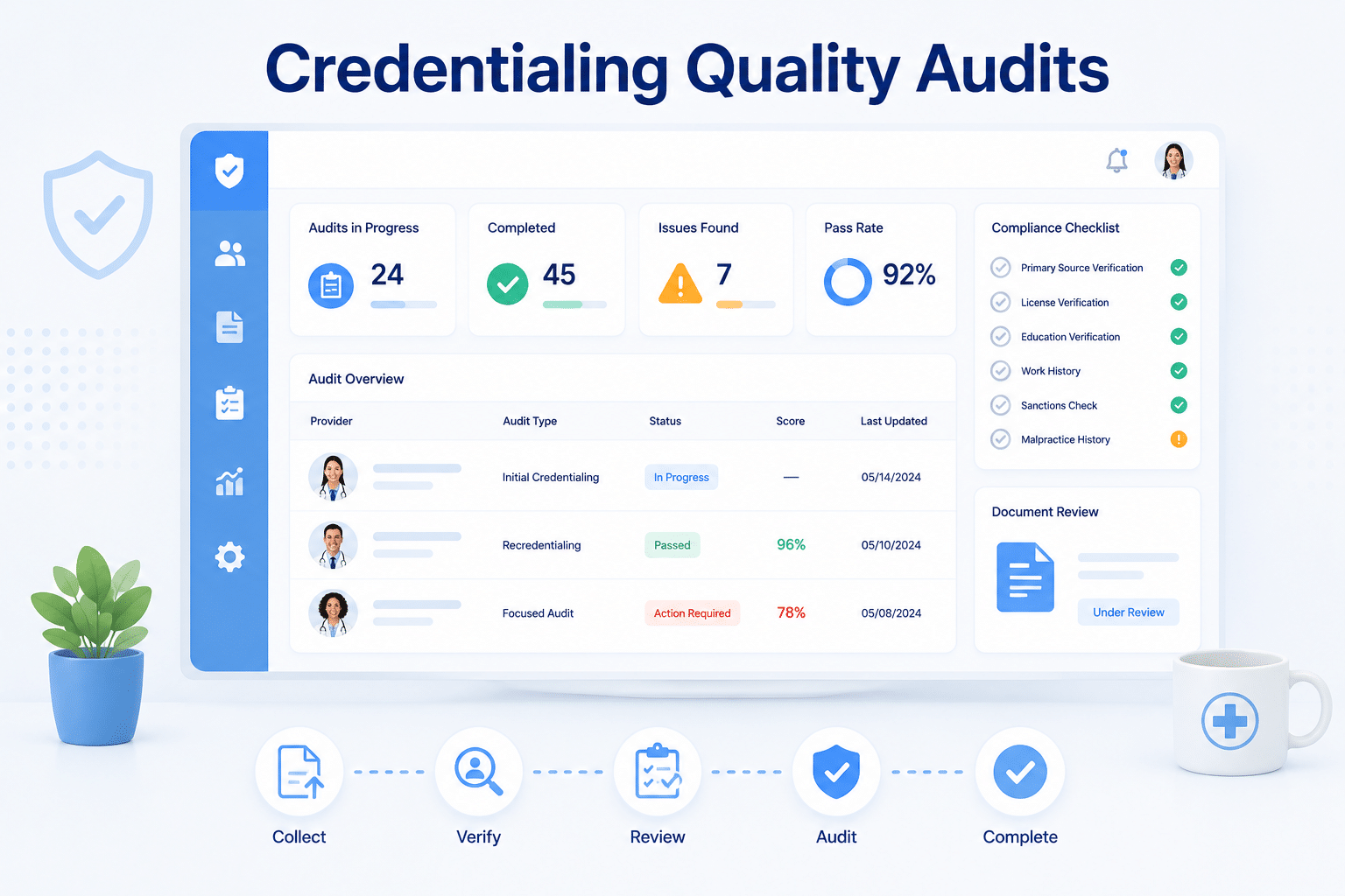 Credentialing Quality Audits for Healthcare Practices